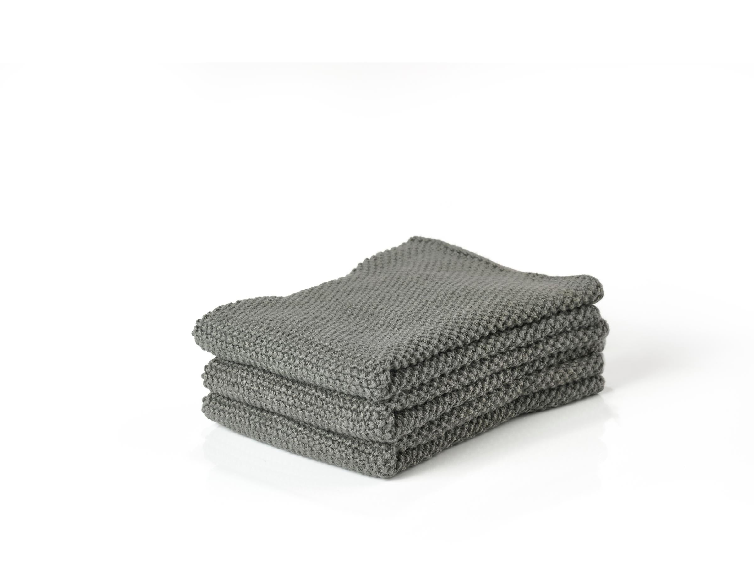 Zone Denmark Abwaschlappen – olivgrün – 27 × 27 cm – Baumwolle – 3er-Set
