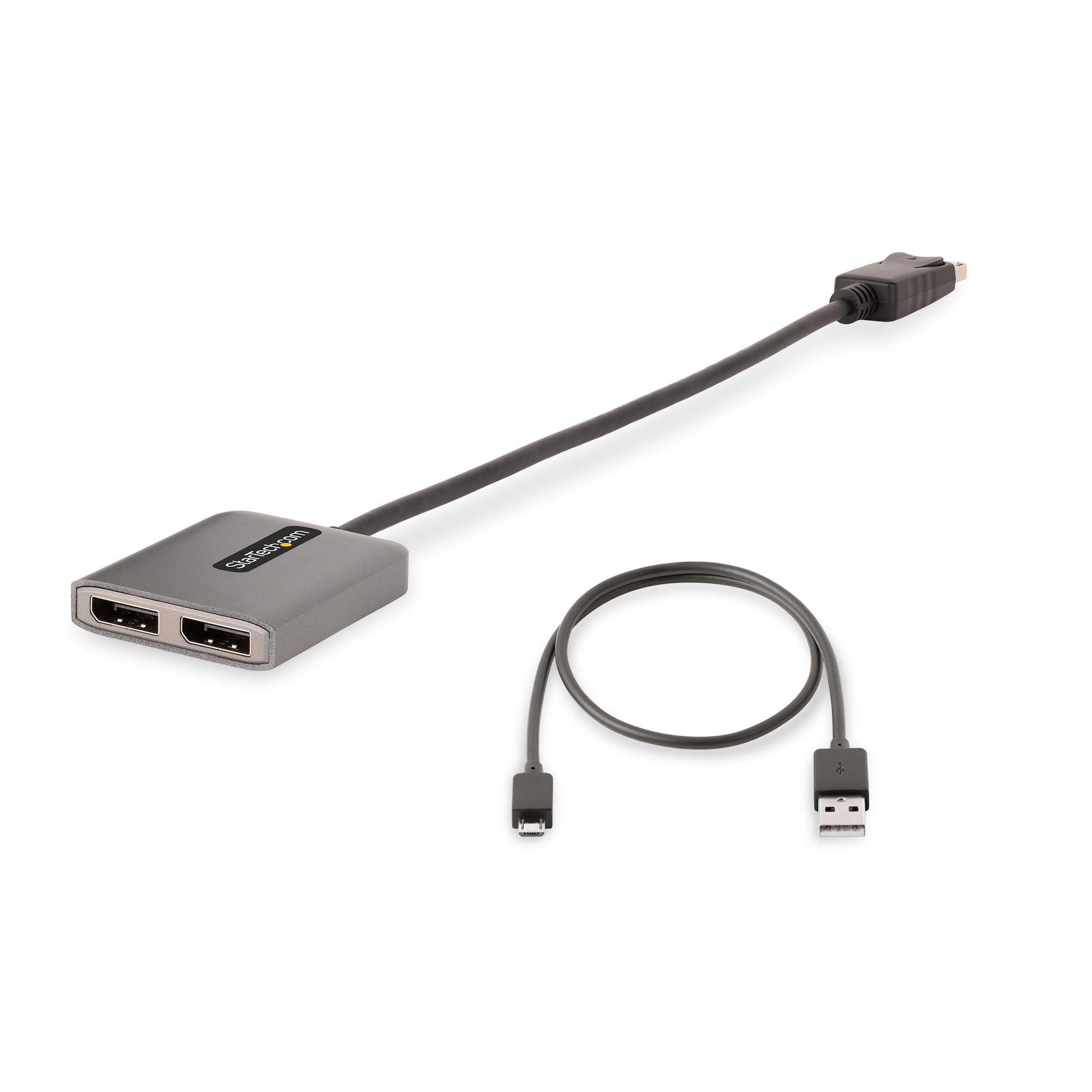 StarTech.com MST-Hub DisplayPort zu 2× DVI – 4096 × 2160 @ 60 Hz, DP 1.4, 0,3 m, für Windows