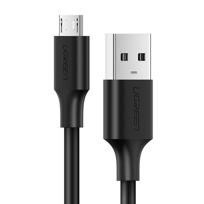 Ugreen USB-A auf Micro-USB Kabel – USB 2.0 (480 Mbit/s) – 1 m – Schnellladefähig – Schwarz – für Android-Smartphones
