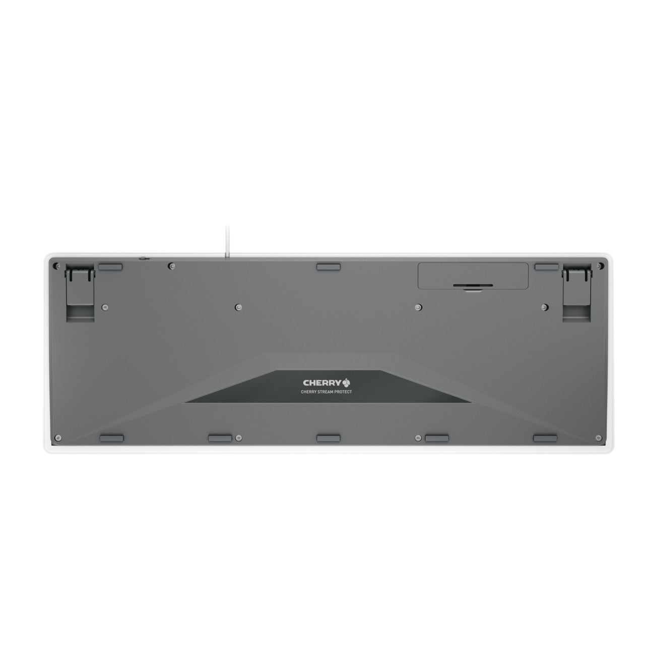 CHERRY Stream Protect – Tastatur, kabelgebunden (USB), DE-Layout (DE), Fullsize (mit Ziffernblock)