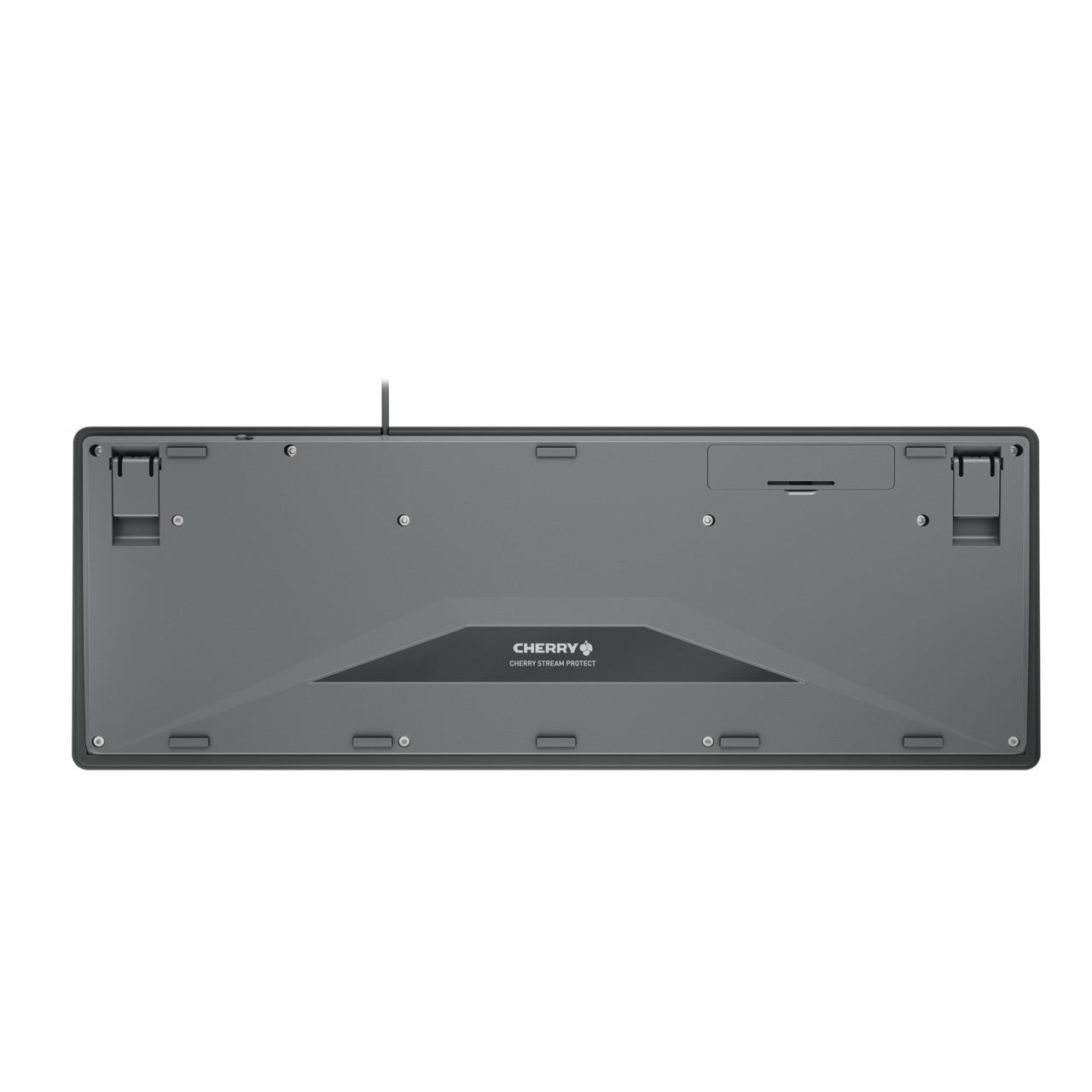 CHERRY Stream Protect – Tastatur, kabelgebunden (USB), DE-Layout (DE), Fullsize (mit Ziffernblock)