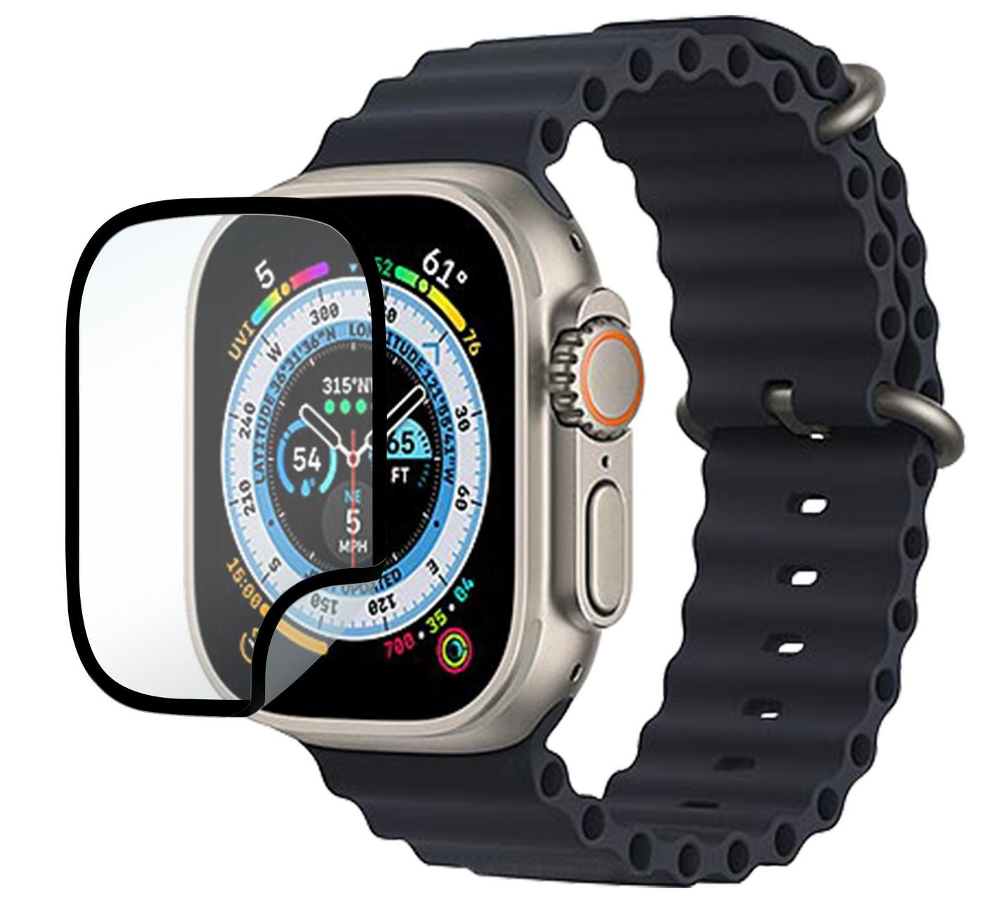 eSTUFF Displayschutz (Panzerglas) – für Apple Watch Ultra