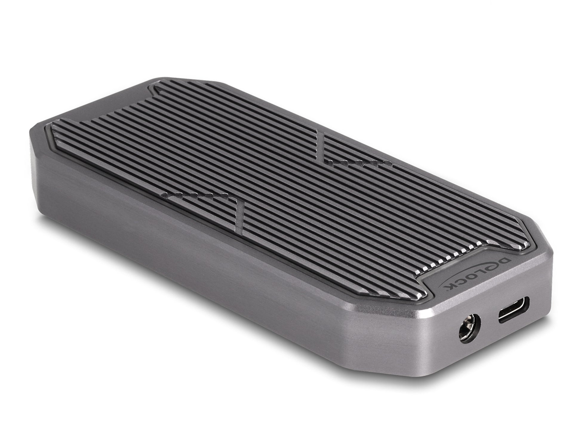 DeLOCK M.2 NVMe-Gehäuse USB-C (USB 3.2 Gen 2x2, 20 Gbit/s) – 1-Bay Externes SSD-Gehäuse – für M.2 NVMe (PCIe)