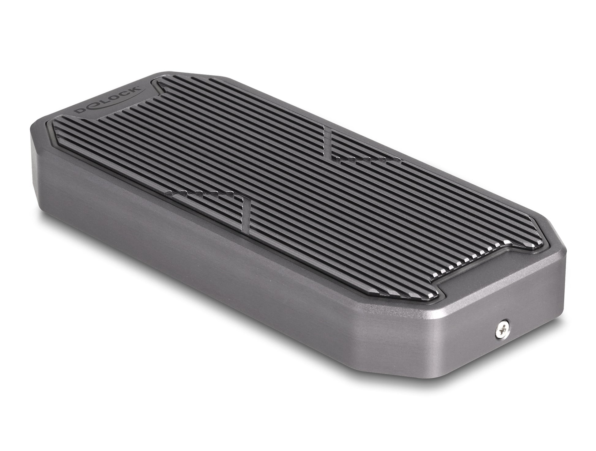 DeLOCK M.2 NVMe-Gehäuse USB-C (USB 3.2 Gen 2x2, 20 Gbit/s) – 1-Bay Externes SSD-Gehäuse – für M.2 NVMe (PCIe)