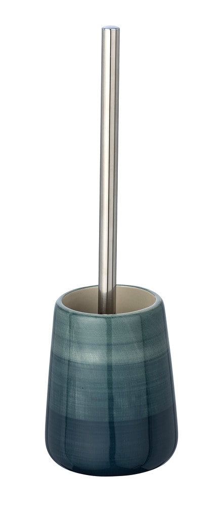 Wenko – WC-Bürstenset – Keramik, Petrol, H 39,5 cm, Ø 7,5 cm