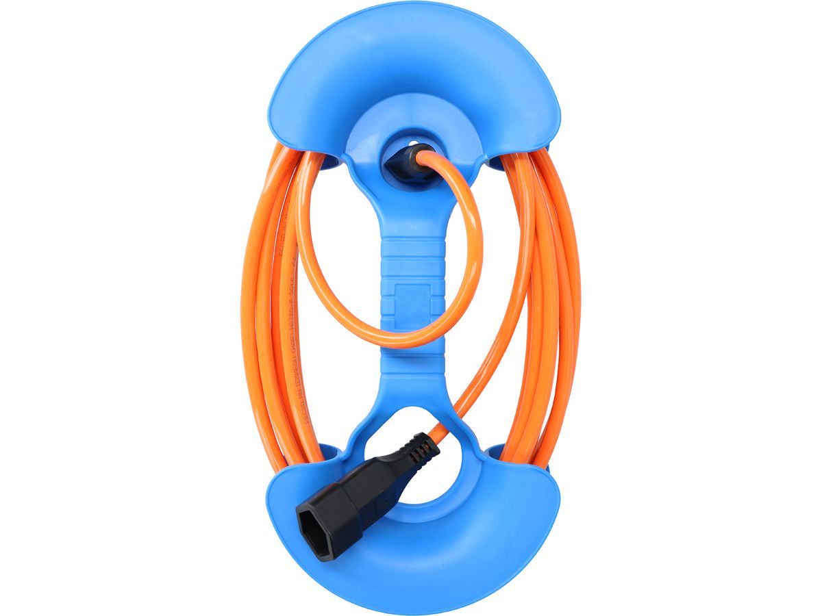 MaxTex Kabelhalter, Universal, Polypropylen (PP), 365×165×80 mm – Blau