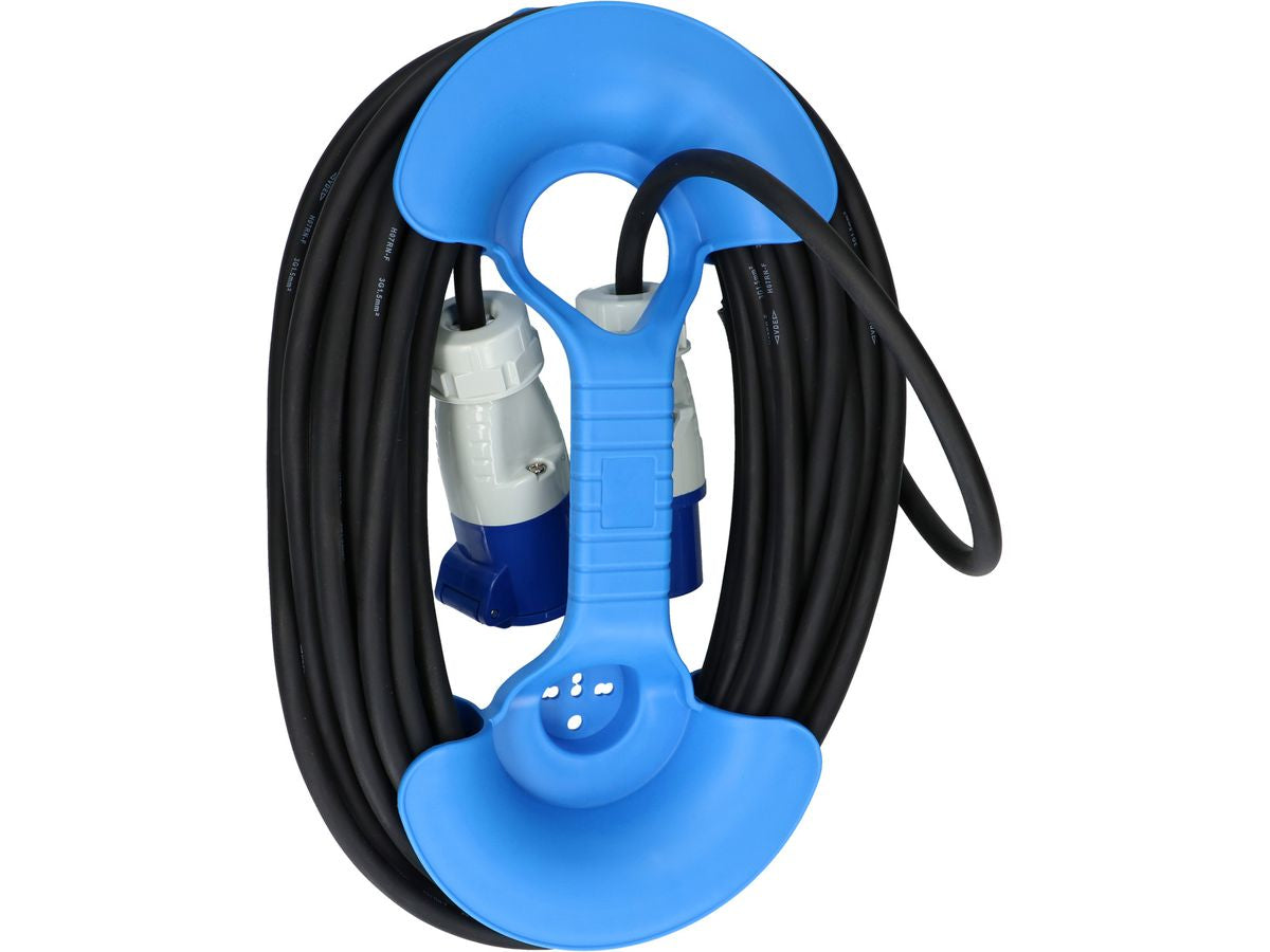 MaxTex Kabelhalter, Universal, Polypropylen (PP), 365×165×80 mm – Blau