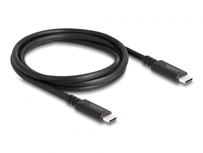 DeLOCK USB4 40 Gbps Koaxial 1,2 m – 240 W PD, Gen 3x2