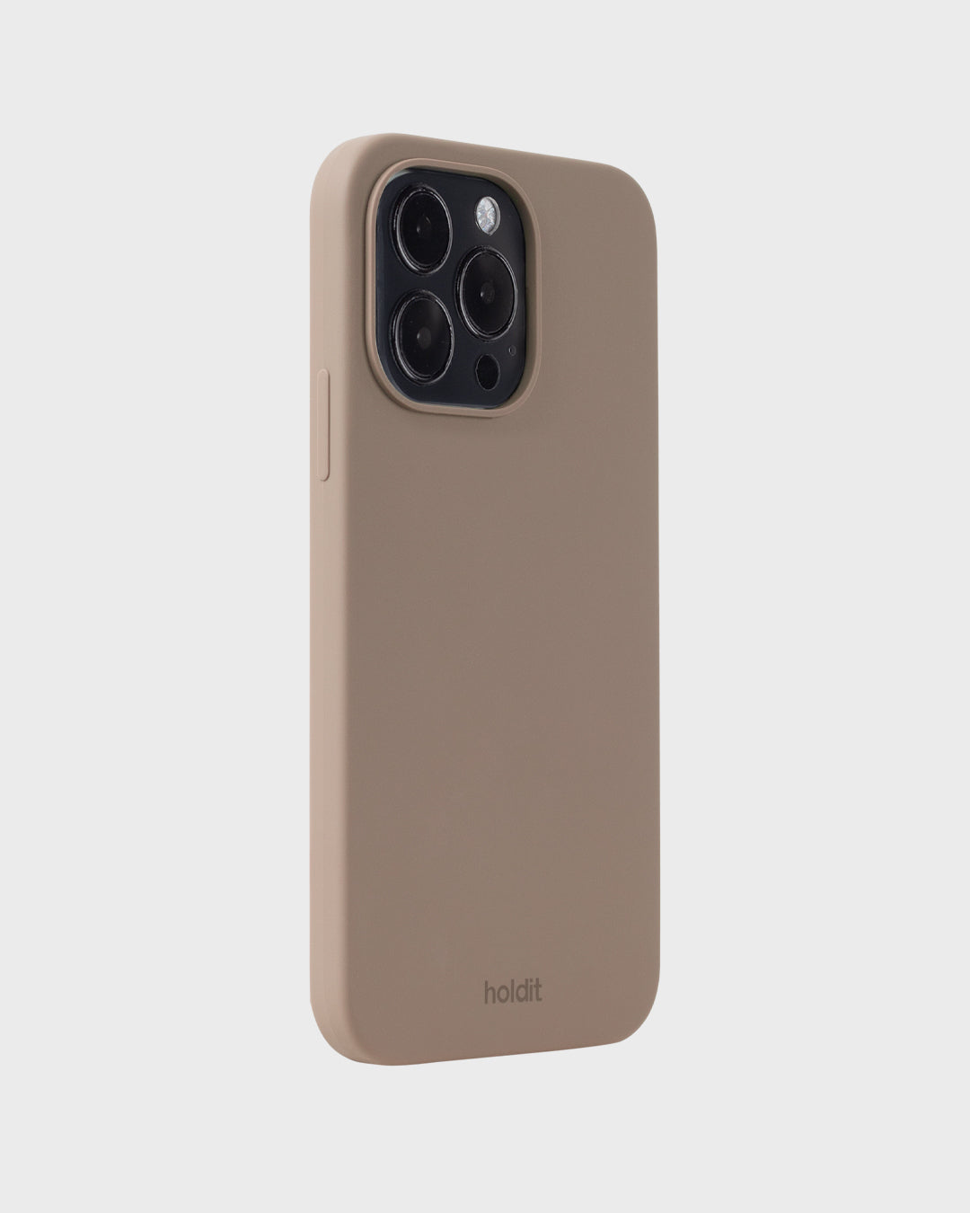 HoldIt Backcover – für Apple iPhone 14 Pro Max, Silikon, Mocha Brown