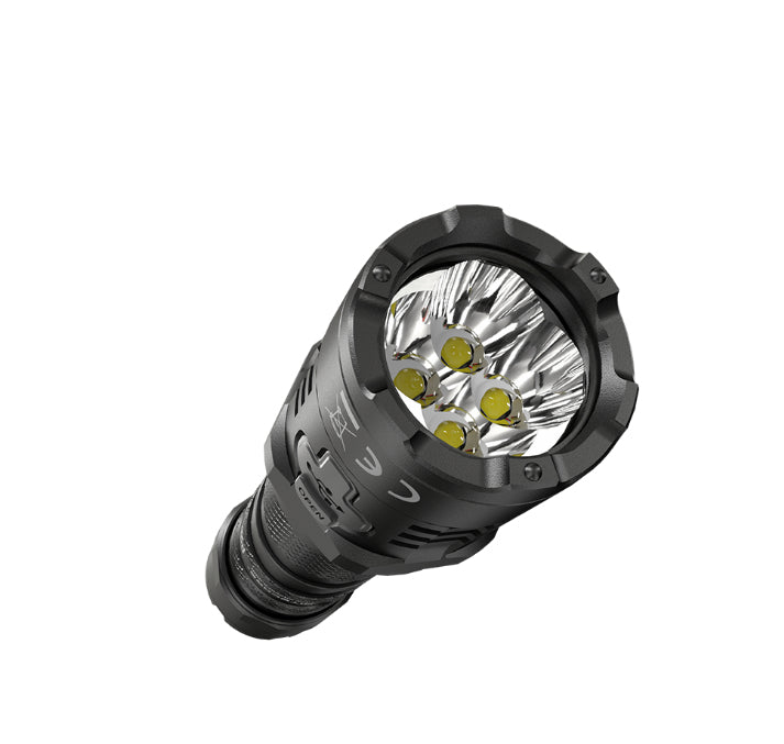 Nitecore Taschenlampe P20iX – 4000 lm, 221 m, IP68, 5000 mAh Akku, USB-aufladbar – Schwarz