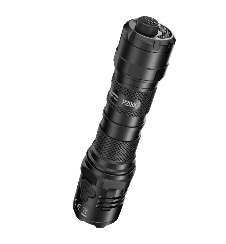 Nitecore Taschenlampe P20iX – 4000 lm, 221 m, IP68, 5000 mAh Akku, USB-aufladbar – Schwarz