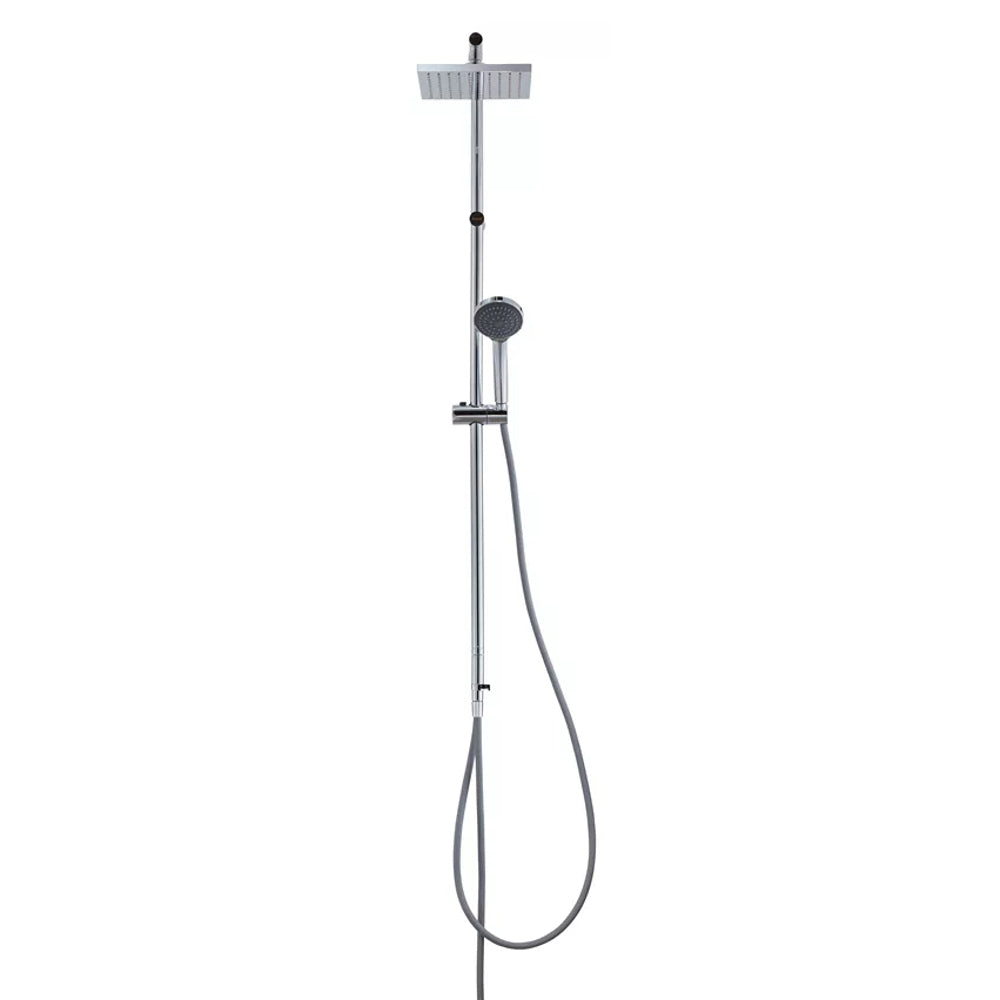 Diaqua Duschsystem Ymir Turn – 115 cm, Metall/Kunststoff, Wandmontiert, Chrom