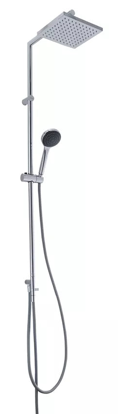 Diaqua Duschsystem Ymir Turn – 115 cm, Metall/Kunststoff, Wandmontiert, Chrom