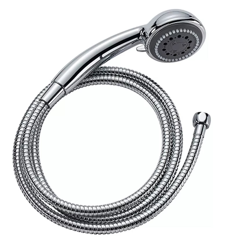 Diaqua Handduschbrause Deimos Cinco PCR – 180 cm, ABS, Silikon, Anschluss G1/2, Chrom