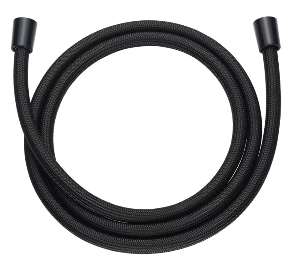 Diaqua CHROMALUX Zero Brauseschlauch – 180 cm, Kunststoff, Anschluss 1/2", Schwarz