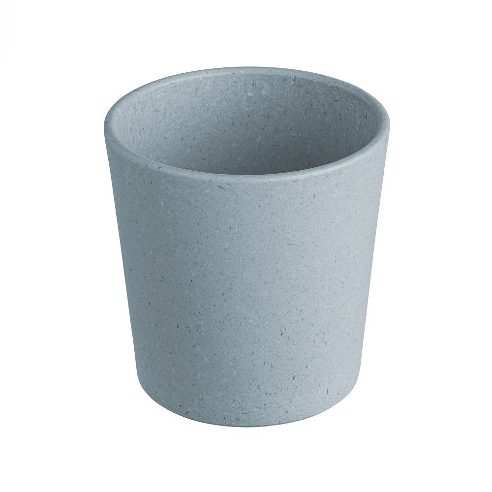 Koziol Becher Connect S – 4er Set, 190 ml, Ø 7,3 cm, Kunststoff (biozirkulär), Blau, spülmaschinenfest
