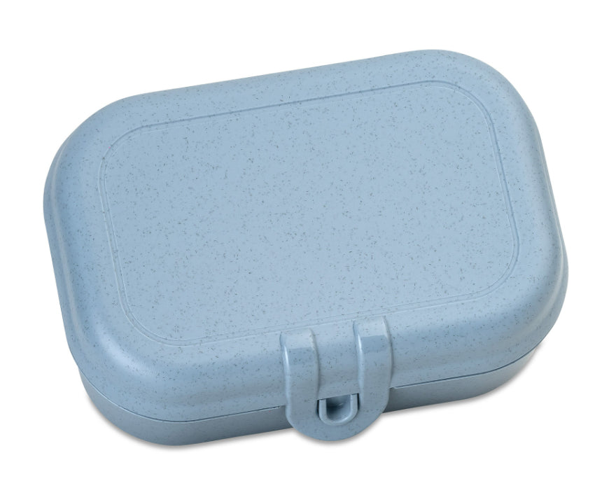 koziol Pascal S – Lunchbox, 15,1 × 10,8 × 6 cm, Biokunststoff, Blau