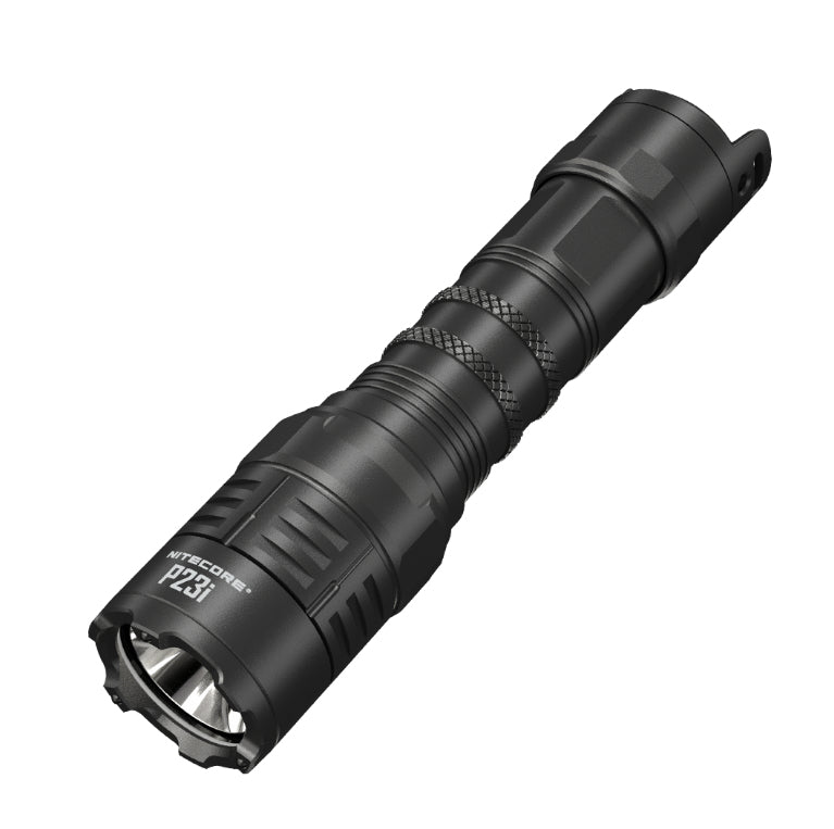 Nitecore Taschenlampe P23i – 3000 lm, 470 m, IP68, 5000 mAh Akku, USB-aufladbar – Schwarz
