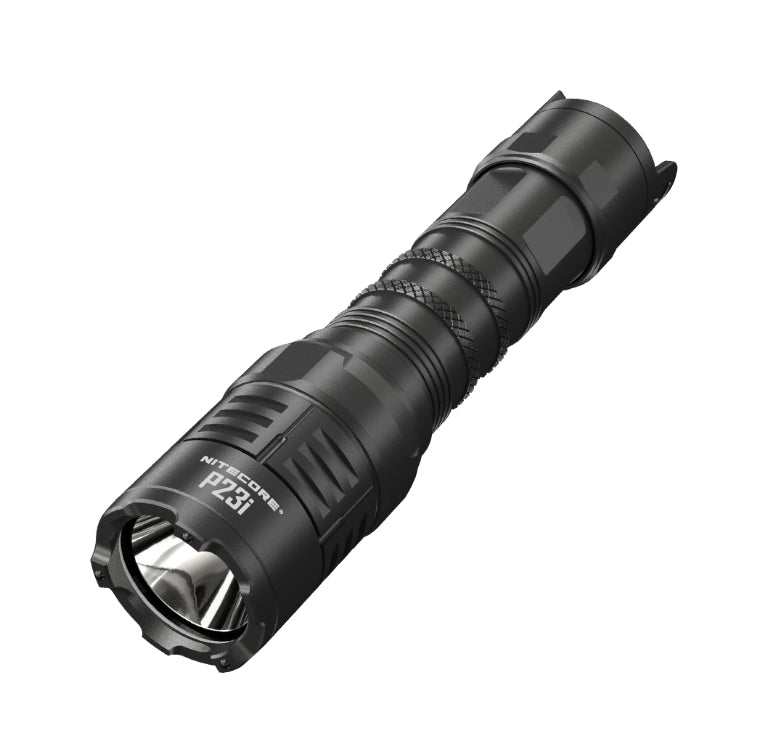 Nitecore Taschenlampe P23i – 3000 lm, 470 m, IP68, 5000 mAh Akku, USB-aufladbar – Schwarz
