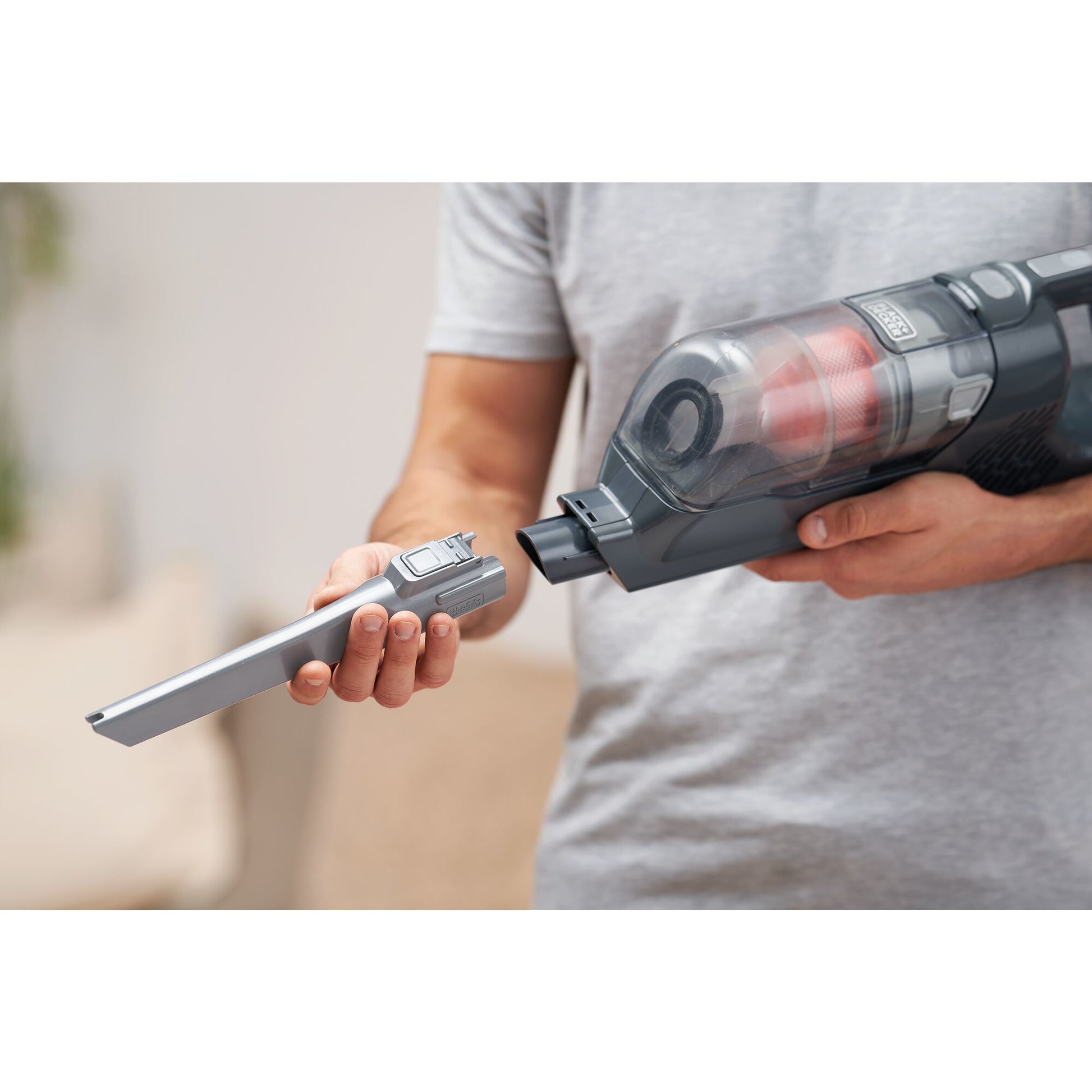 Black & Decker BLACK+DECKER Stielsauger BHFEA18D1-QW – 2000 mAh, 0,5 l, Akkubetrieb, 2 Stufen