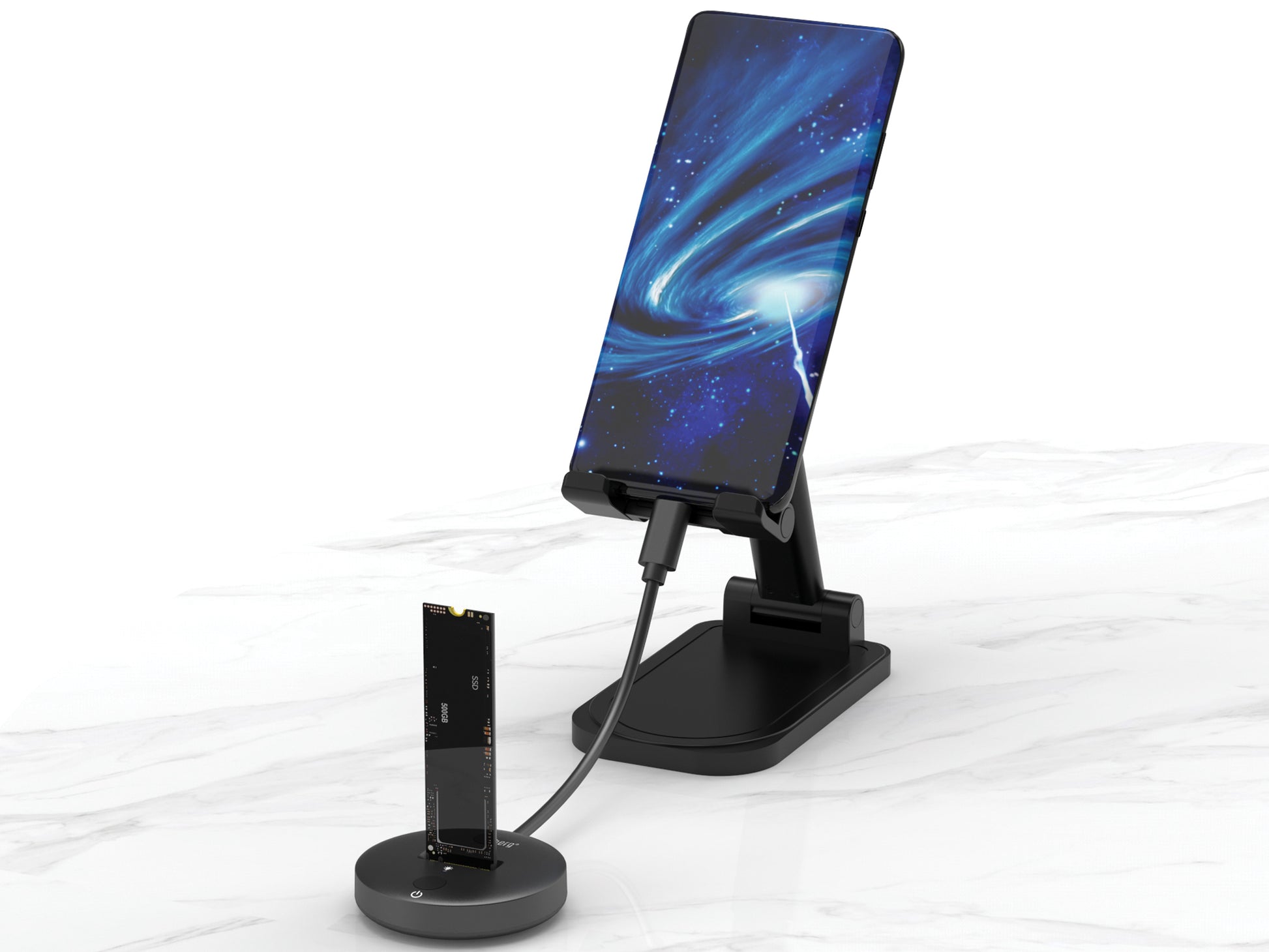 Sandberg Geräte-Dock – USB-C 10 Gbit/s, für M.2 NVMe SSD