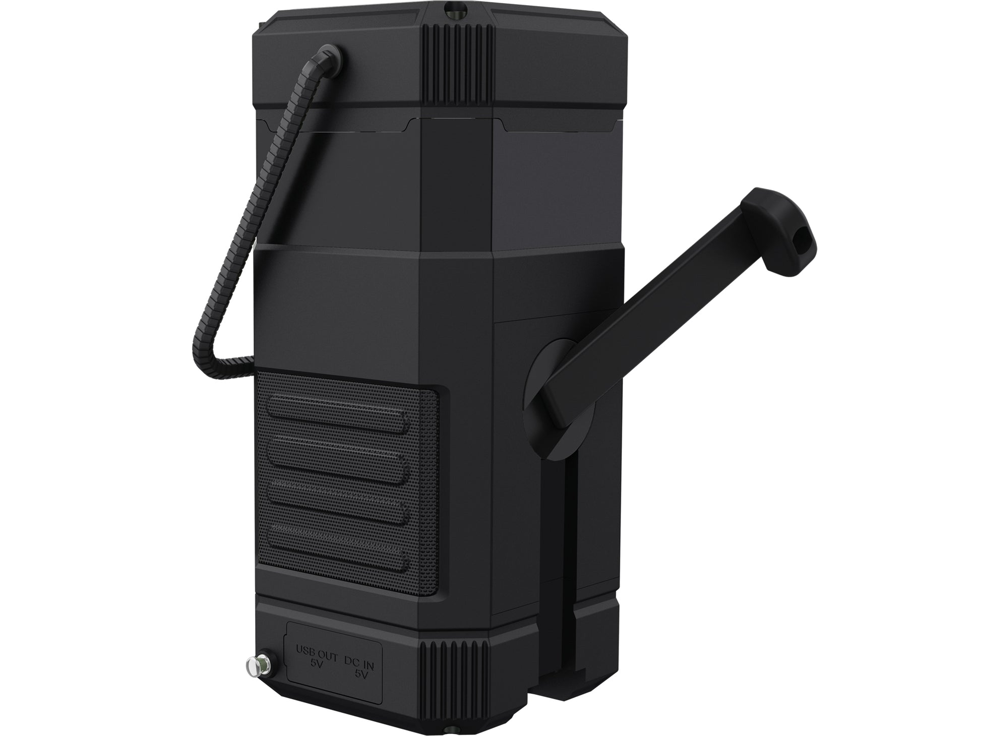 Sandberg Campingleuchte – 21 cm – IPX5 – Akku & Solar, Bluetooth – 10000 mAh, USB-C, Powerbank – Schwa