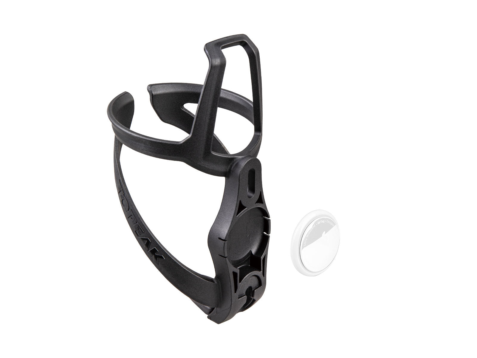 Topeak Flaschenhalter Ninja+ Cage Z – für Apple AirTag – 149 × 78 × 84 mm – schwarz – Polymer – 1 Stk.