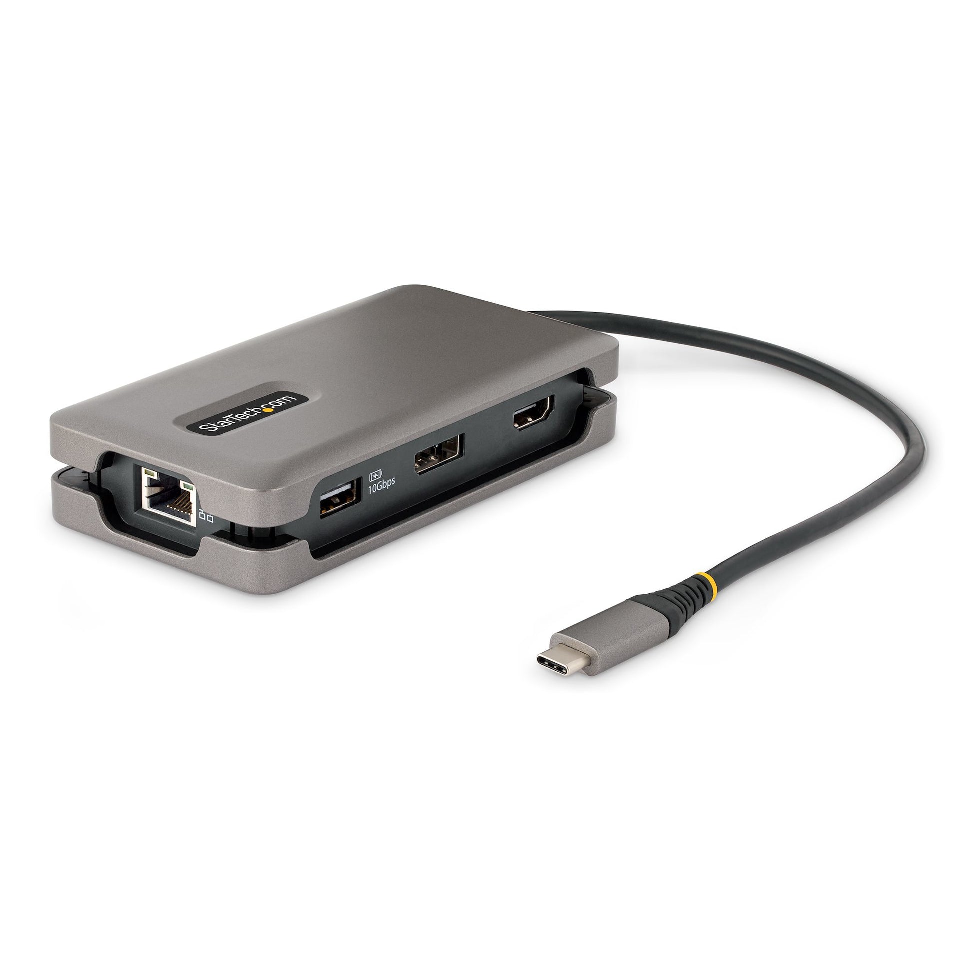StarTech.com Multiport-Adapter – USB-C, 1× DP, 1× HDMI, 2× USB-A, 2× USB-C, 100 W PD, GbE