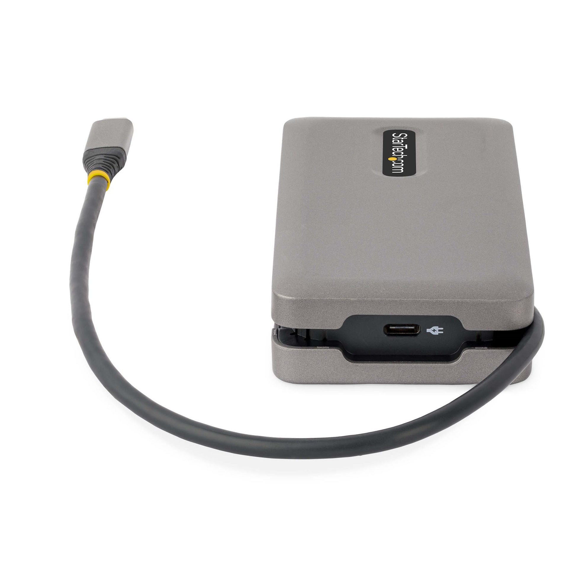 StarTech.com Multiport-Adapter – USB-C, 1× HDMI, 1× VGA, 2× USB-A, 100 W PD, GbE, für Windows/Mac/ChromeOS