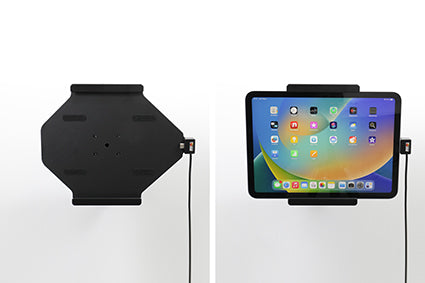 Brodit Fahrzeug-Dock für iPad 10,9" (10. Gen.) – mit Ladefunktion, 360° drehbar – Schwarz