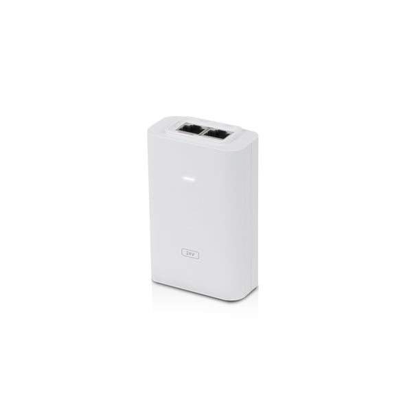 Ubiquiti POE-24-24W-G-WH PoE-Injektor 24 W – Gigabit Ethernet, RJ-45×2, 24 V – weiss