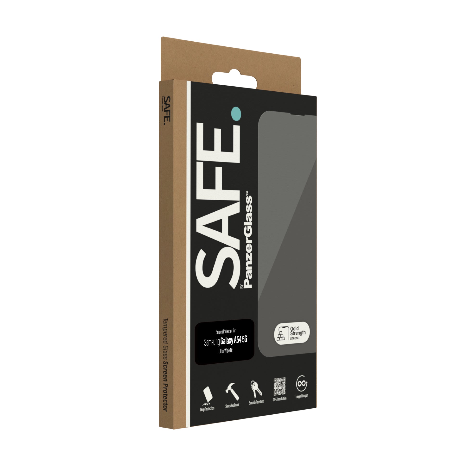 PanzerGlass SAFE. – Displayschutz (Panzerglas), Ultra-Wide Fit – für Galaxy A54 5G