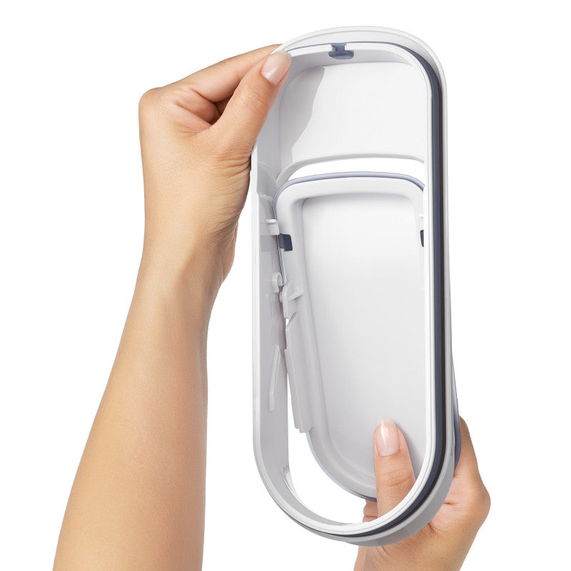 OXO Vorratsdose 3,2 l, 30,5 × 10,1 × 38,1 cm, Polypropylen (PP)/Silikon, Transparent/Weiss