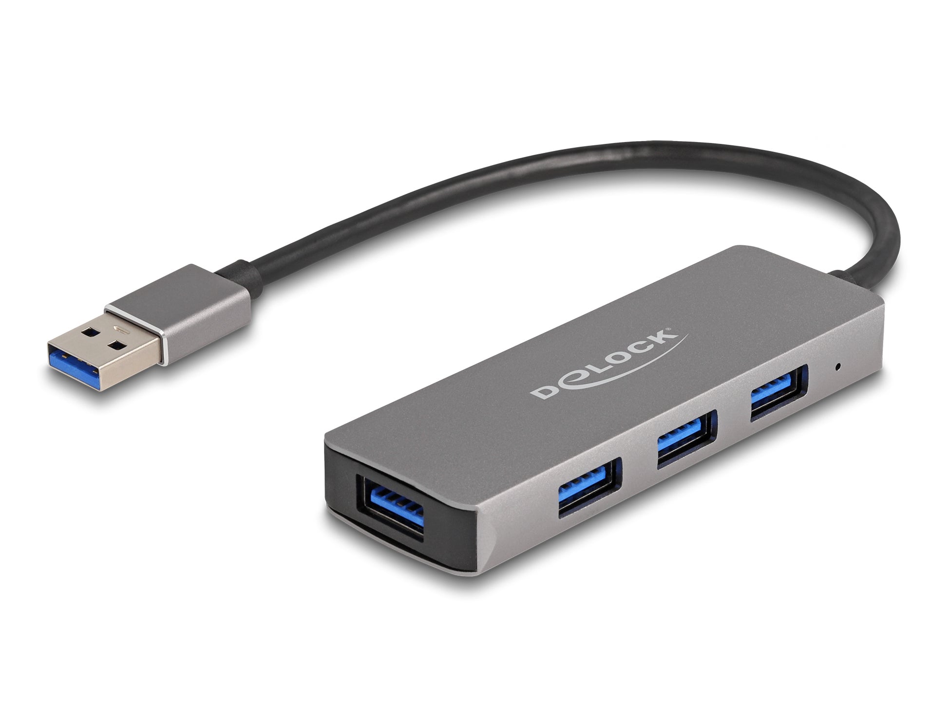DeLOCK USB-Hub – USB 3.2 Gen 1, 4× USB-A, für Windows/Mac/ChromeOS