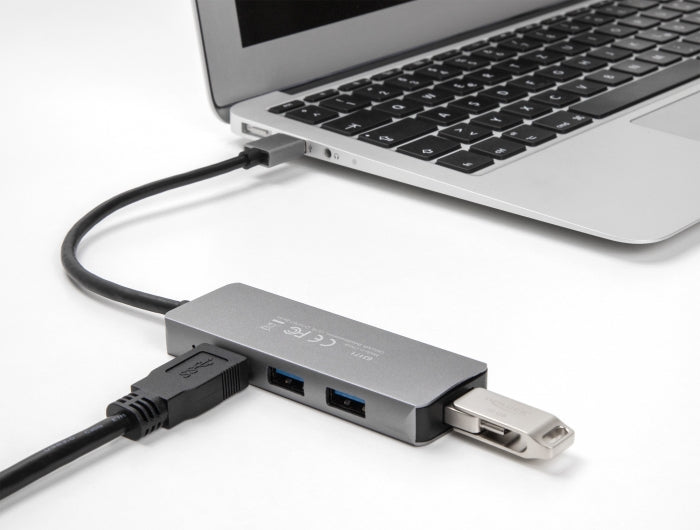 DeLOCK USB-Hub – USB 3.2 Gen 1, 4× USB-A, für Windows/Mac/ChromeOS
