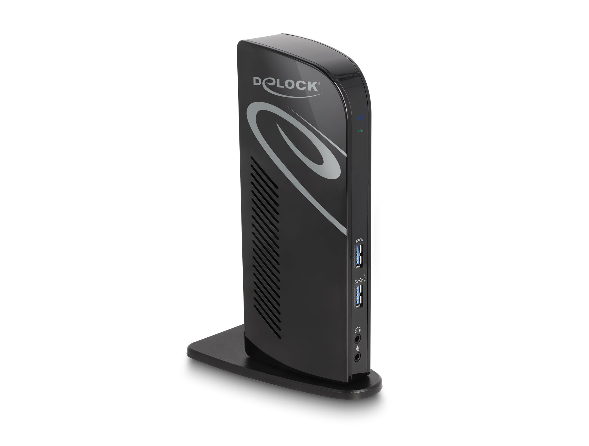 DeLOCK Dockingstation – USB-C, 2× DP, 6× USB-A, 1× USB-B, GbE, 3,5 mm Audio, für Windows/Mac