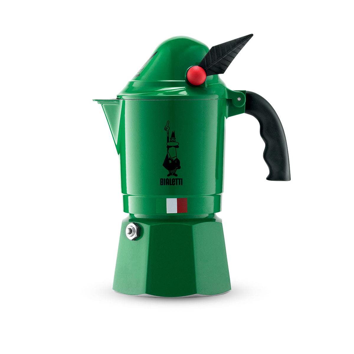 Bialetti Break Alpina French Press / Kaffeebereiter – 0,1 l, 3 Tassen, Aluminium