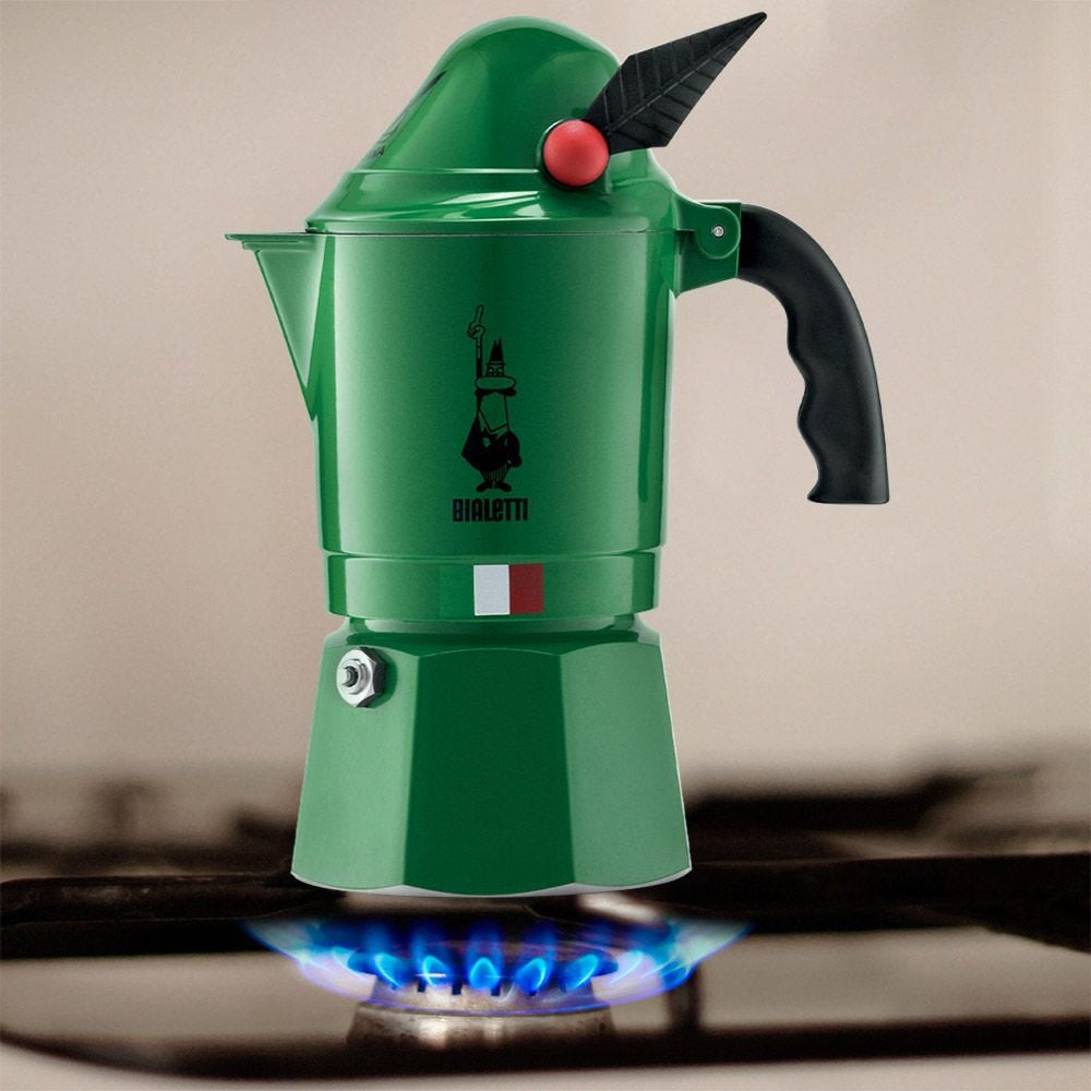 Bialetti Break Alpina French Press / Kaffeebereiter – 0,1 l, 3 Tassen, Aluminium