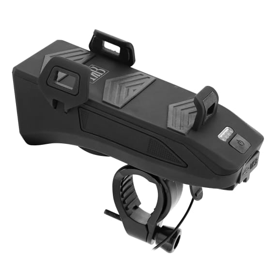 T'nB Urban Moov – Fahrrad-/Motorrad-Halterung mit 4000 mAh Akku – für Smartphones bis 6,3" – Schwarz