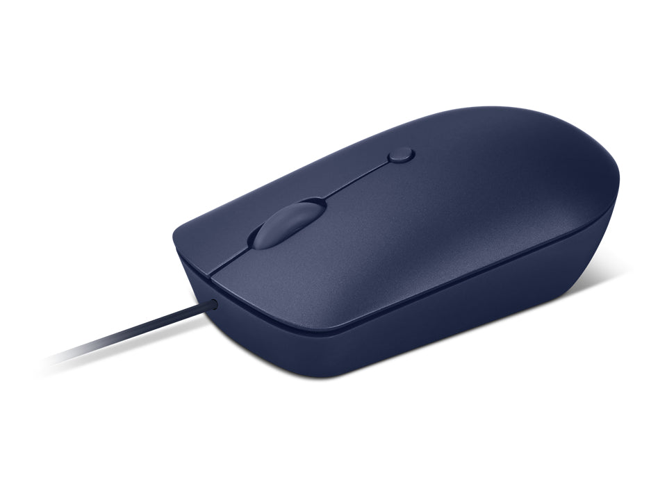 Lenovo GY51D20878 – Maus – Kabelgebunden (USB-C), 2400 DPI, beidhändig, Blau