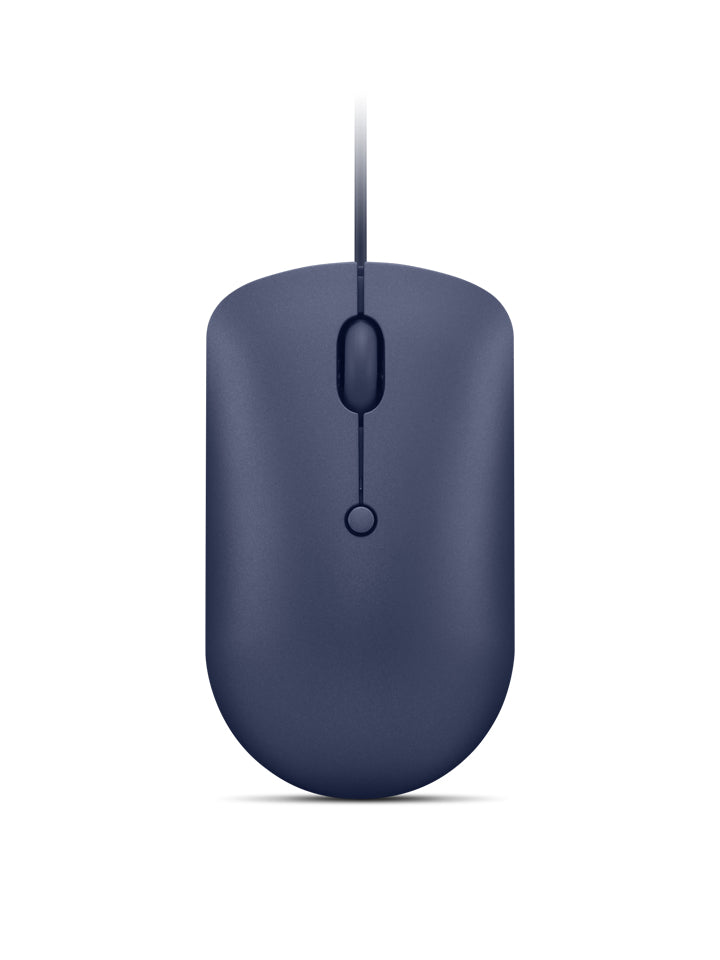 Lenovo GY51D20878 – Maus – Kabelgebunden (USB-C), 2400 DPI, beidhändig, Blau