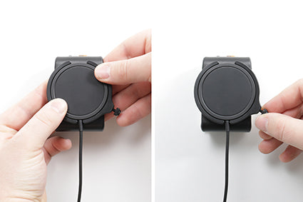 Brodit Auto-Ladehalterung – kabellos, Lüftungsschlitz, Zigarettenanzünder, für iPhone (MagSafe) – Schwarz