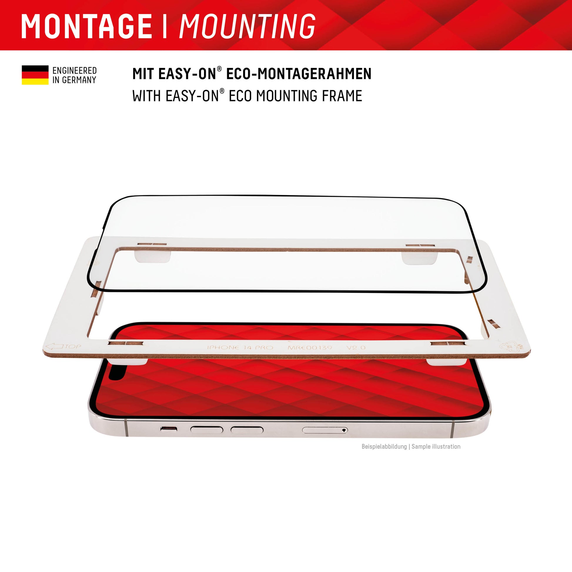 Displex Displayschutz (Panzerglas), Full Cover – für Galaxy S22/S23 – mit Applikator