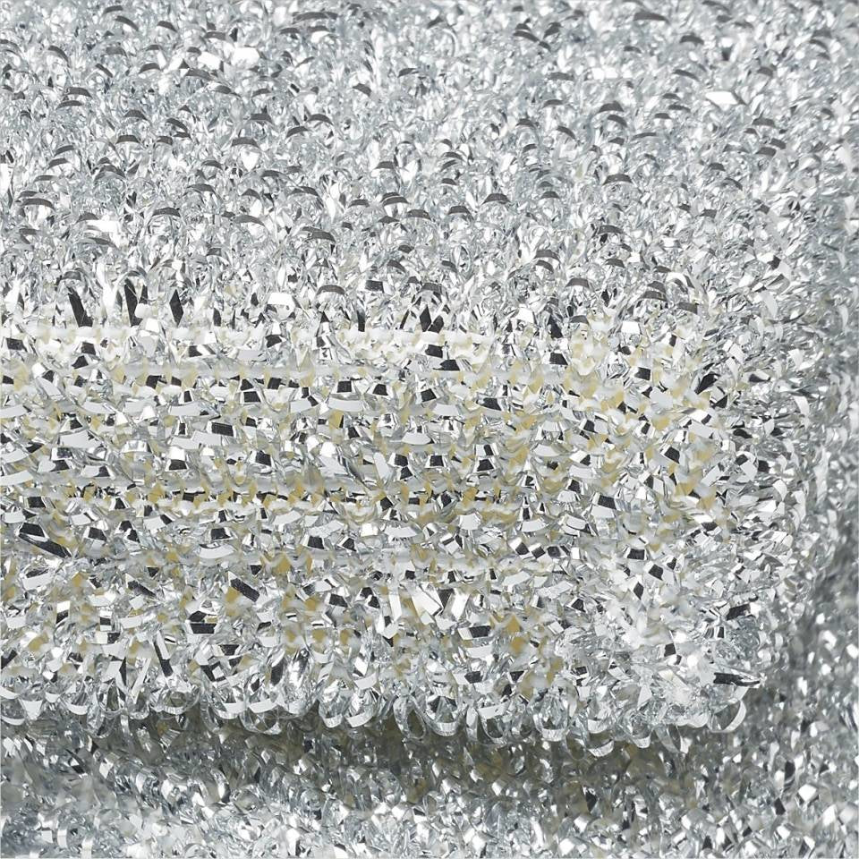 WMF Scheuerschwamm – Lurex, Rechteckig, für Keramik, 12 × 7 × 3 cm, Silber, 3 Stk.