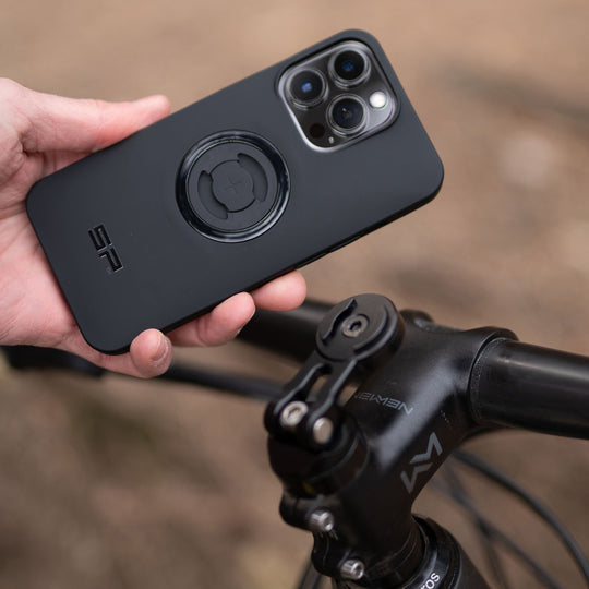 SP Connect Stem Mount Pro – Fahrradhalterung – Lenker, Schraubbefestigung – für Smartphones – Schwarz