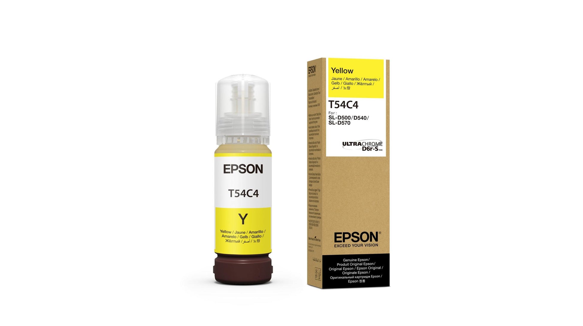 Epson C13T54C420 Gelbe Tintenpatrone (Original) – 70 ml – für SureLab SL-D500