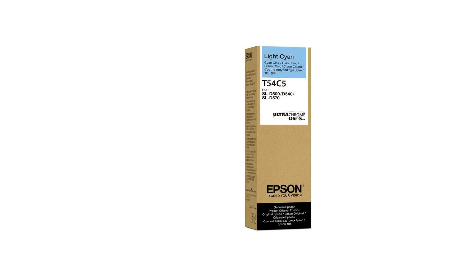 Epson C13T54C520 Helle Cyan Tintenpatrone (Original) – 70 ml – für SureLab SL-D500