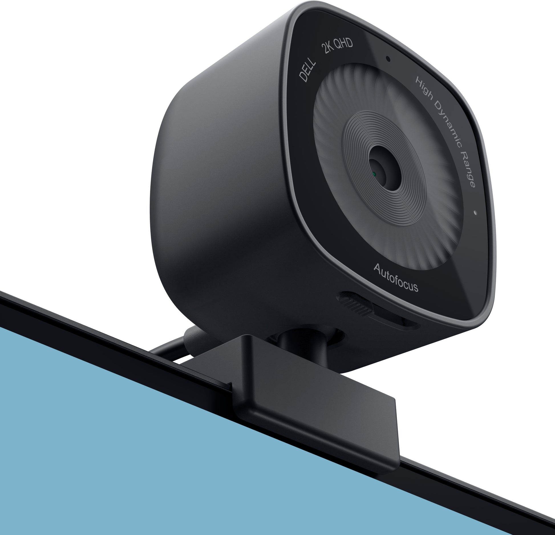 Dell WB3023 – Webcam für Windows 10/Windows 11 – 2K QHD, bis 60 fps, USB 2.0, Autofokus, 78° FOV