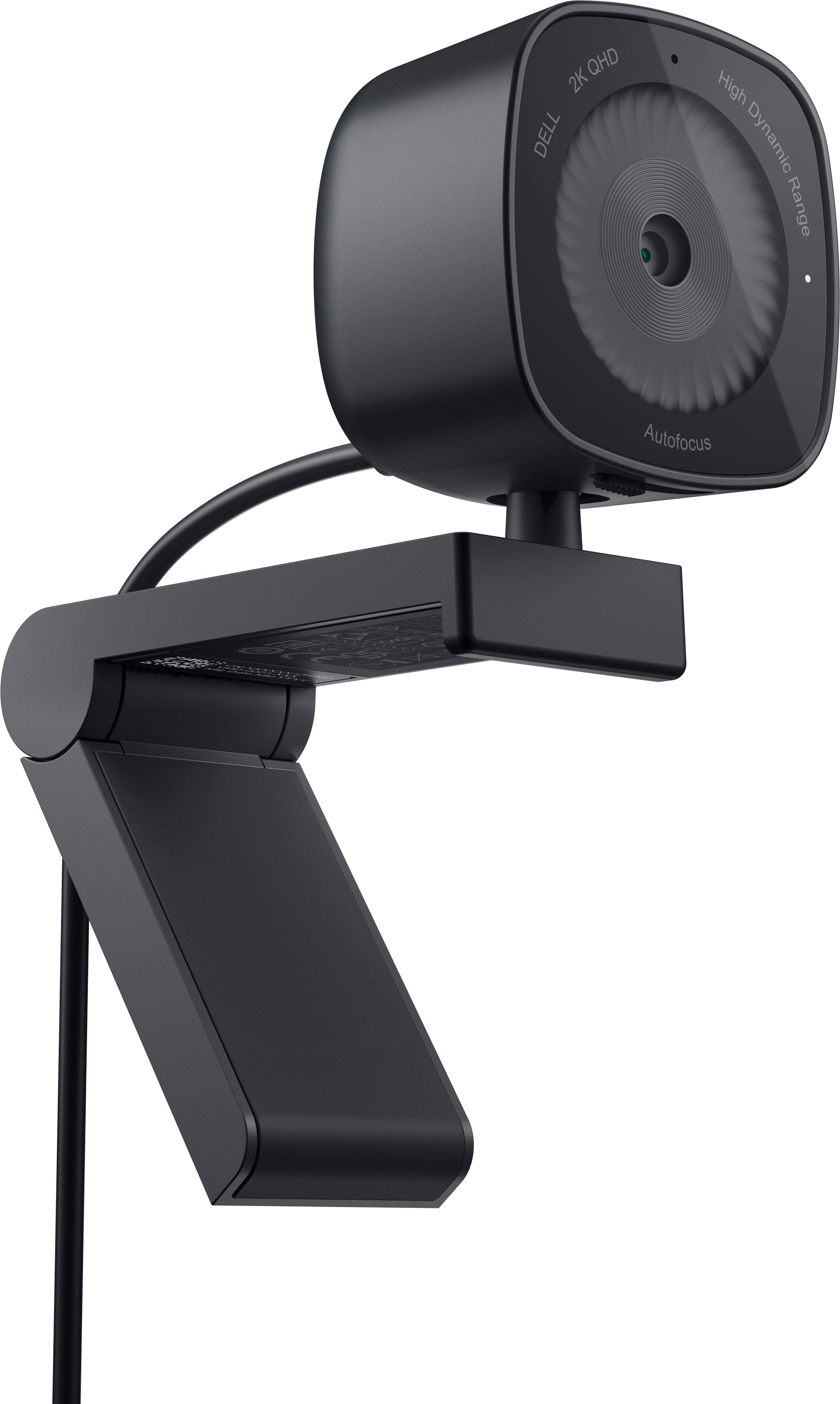 DELL WB3023 – Webcam – 2K QHD, bis 60 fps, USB 2.0, Autofokus, Privacy-Shutter, 2× digitaler Zoom, 78° FOV