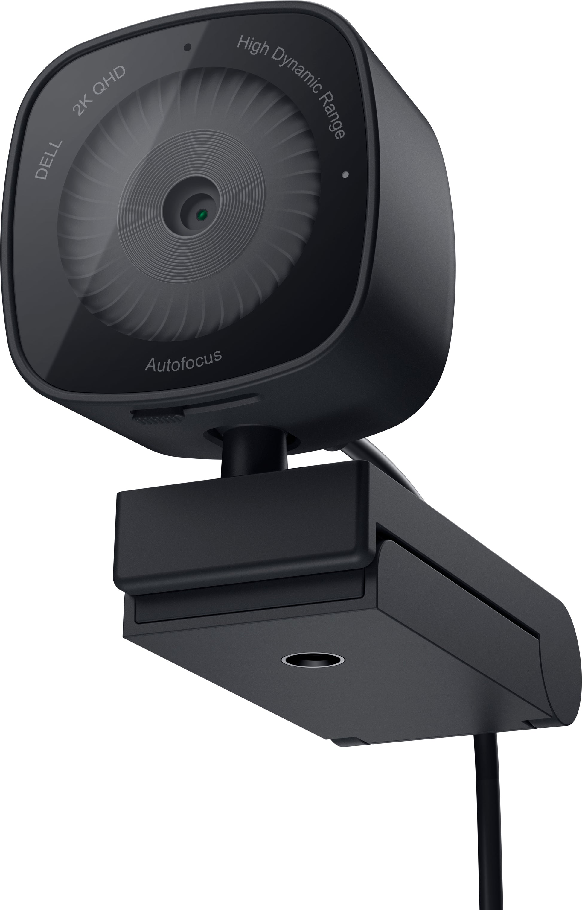 DELL WB3023 – Webcam – 2K QHD, bis 60 fps, USB 2.0, Autofokus, Privacy-Shutter, 2× digitaler Zoom, 78° FOV